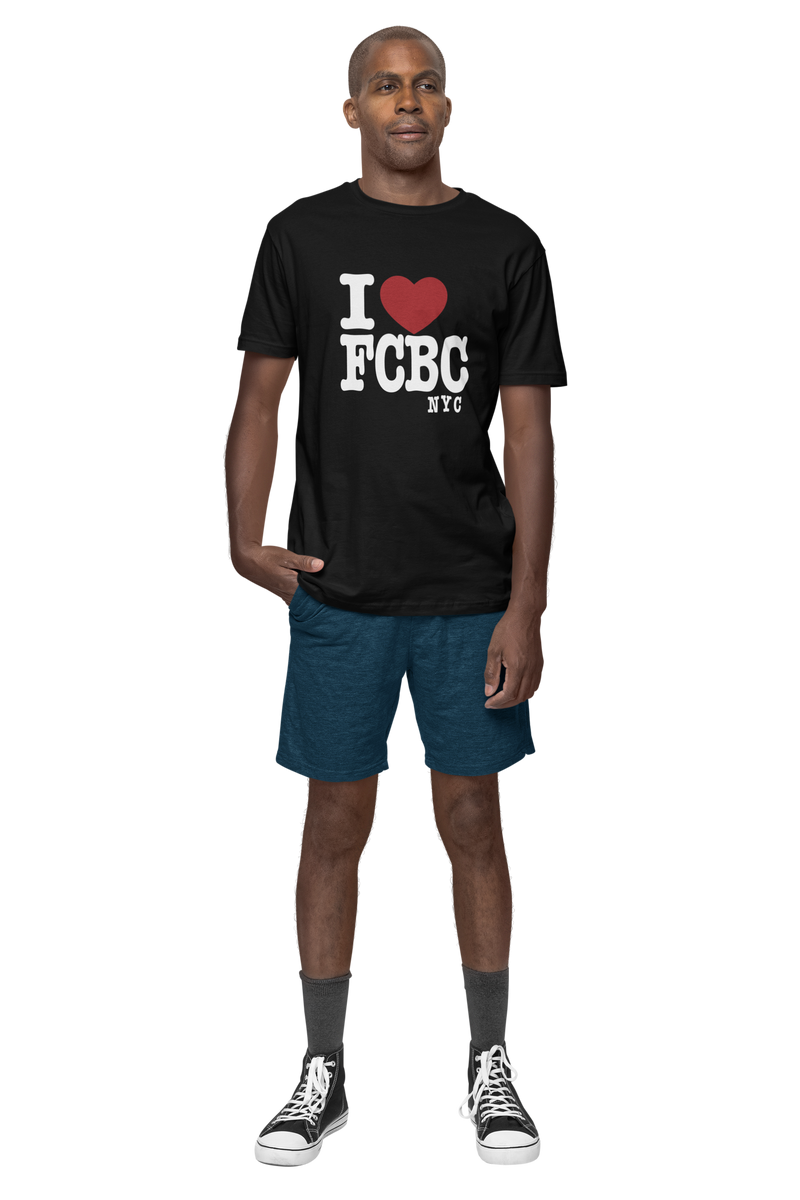 I Love FCBC NYC Short Sleeve T-Shirt - Black