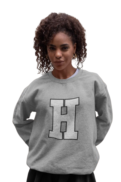 Hope Center - H - Crew Sweat Shirt - Heather Grey