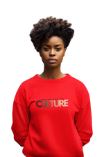 Black History Month 2024 Culture Crew Sweat Shirt - Red