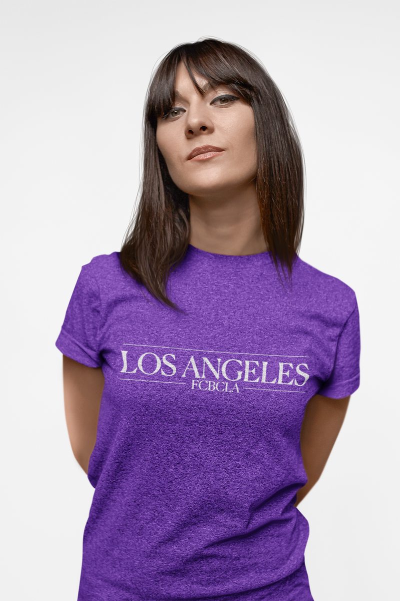 Los Angeles FCBC Short Sleeve T-Shirt - Heather Purple