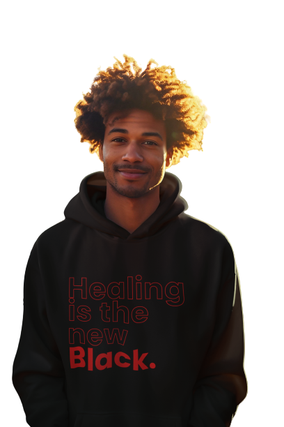 Healing is the New Black HOPE CENTER Hoodie - Black