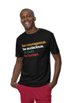Black History Month 2024 BE HUMAN Short Sleeve T-Shirt - Black