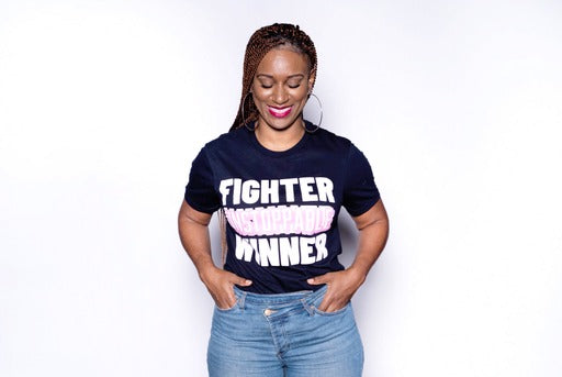 Unstoppable Breast Cancer Short Sleeve T-Shirt - Black