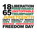 Juneteenth Short Sleeve T-Shirt - Black