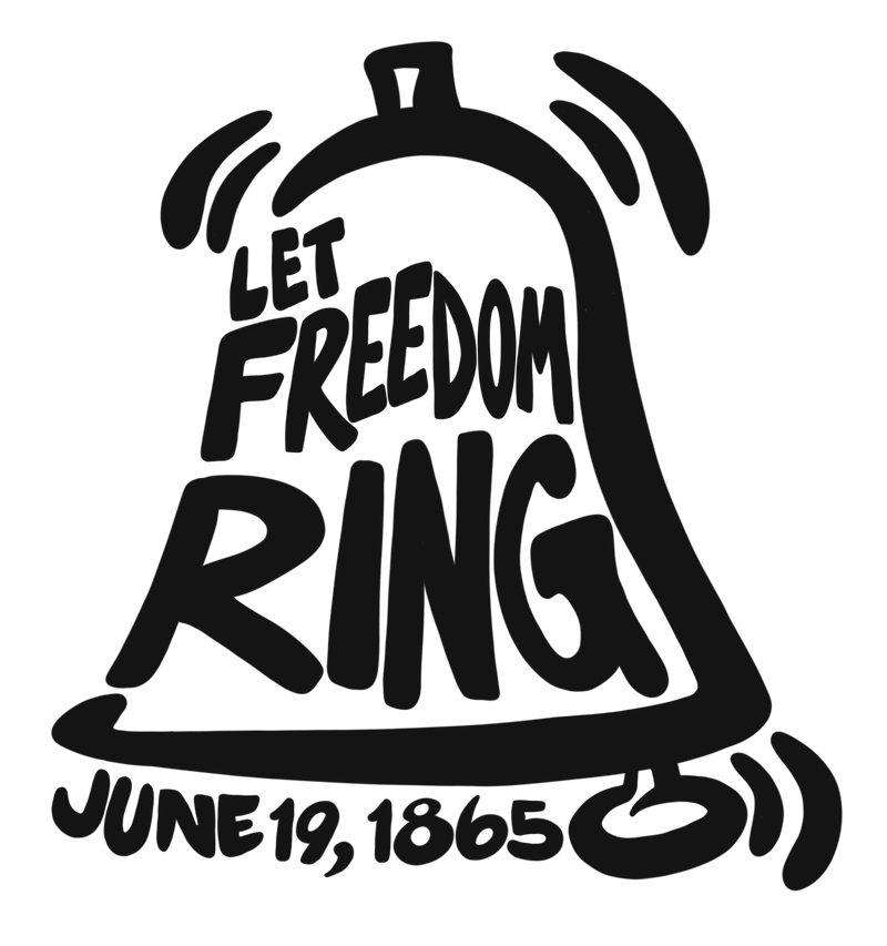 Juneteenth Freedom Bell T-Shirt - Orange