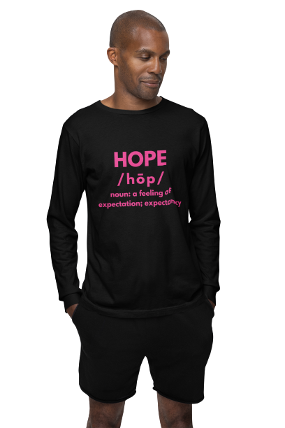 Hope Center - Hope Defined - Long Sleeve T-Shirt - Black