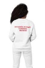 BHM - Love Revolutionary Crew Sweatshirt - White