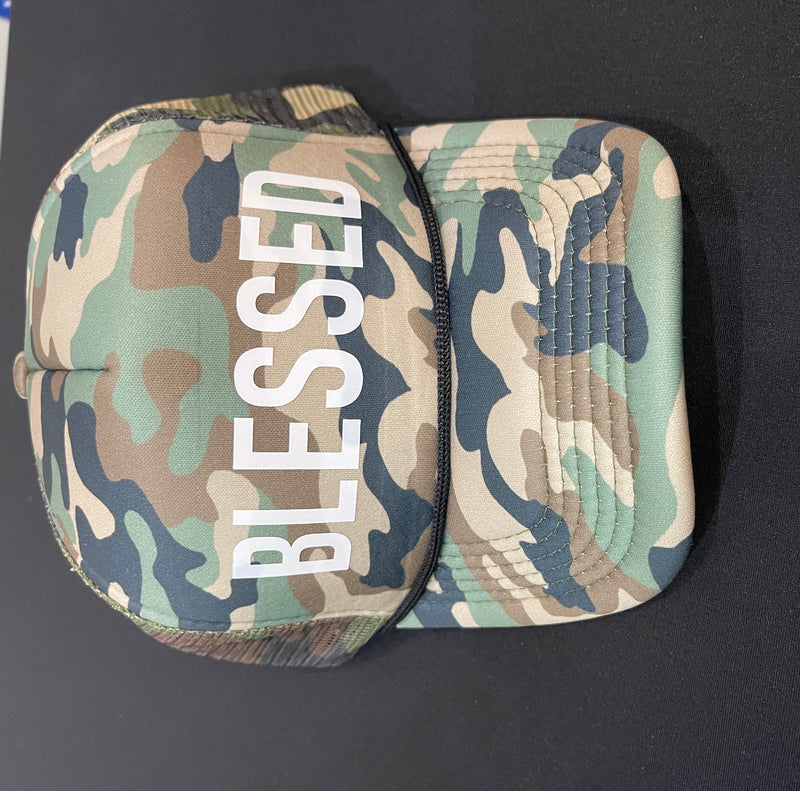 Blessed Camouflage Snap Back CAP | UNISEX