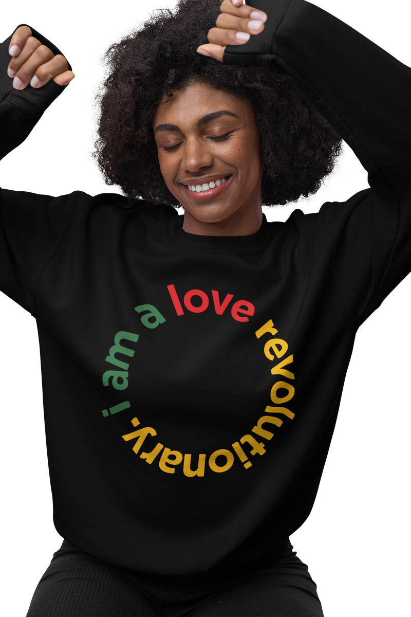 BHM - Love Revolutionary Crew Sweatshirt - Black