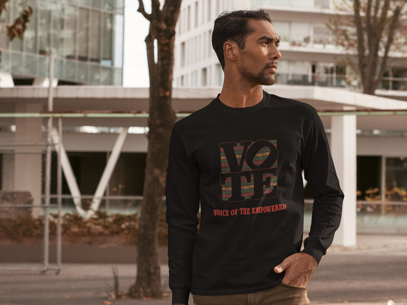 VOTE Long Sleeve T-Shirt - Black