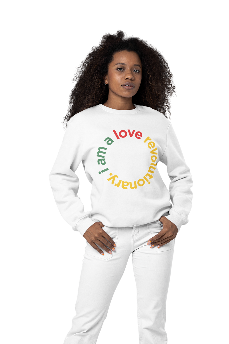 BHM - Love Revolutionary Crew Sweatshirt - White