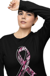 Breast Cancer Awareness Masterpiece Long Sleeve T-Shirt - Black