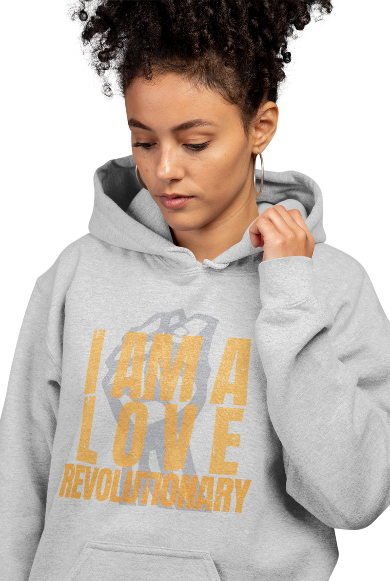 I Am A Love Revolutionary - Hoodie - Ash Grey