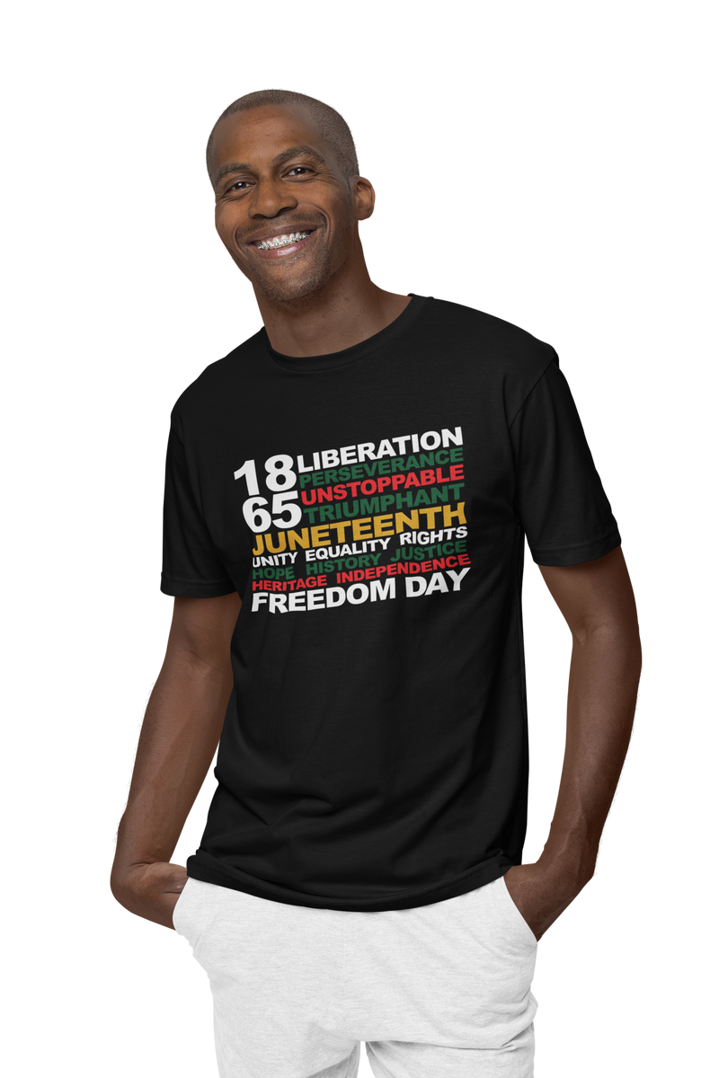 Juneteenth Short Sleeve T-Shirt - Black