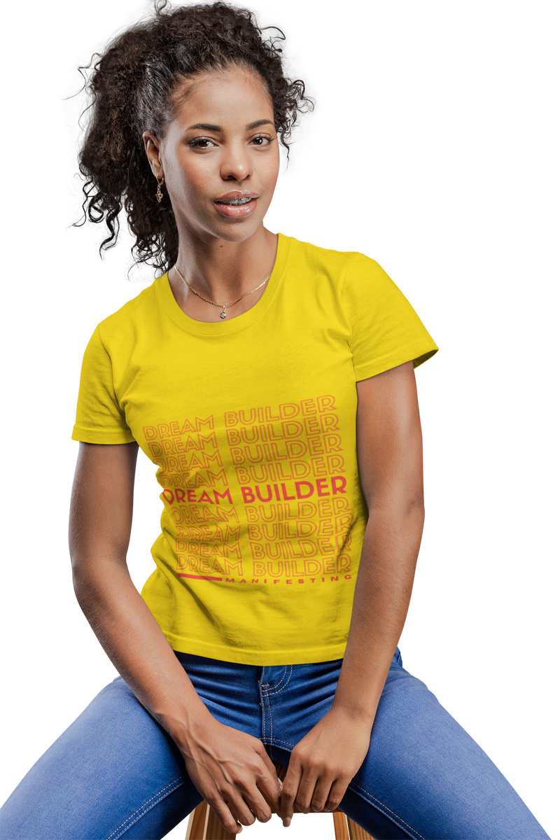 Dream Center Dream Builder Short Sleeve T-Shirt - Yellow