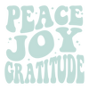 Peace. Joy. Gratitude. Hoodie - Charcoal