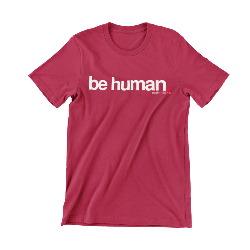 Be Human Shirt - Cardinal Red