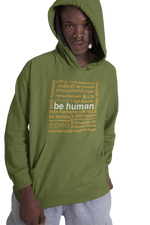BE HUMAN INTERNATIONAL - GREEN - PULLOVER HOODIE | UNISEX