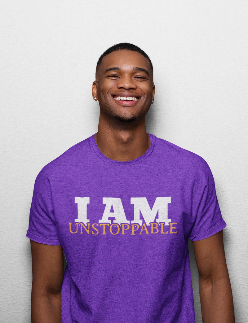 Unstoppable Short Sleeve T-Shirt - Heather Purple